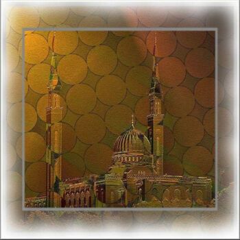 Arts numériques intitulée "La mosquée de L'émi…" par Mimia Lichani, Œuvre d'art originale
