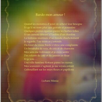 "Bardo mon amour !" başlıklı Tablo Mimia Lichani tarafından, Orijinal sanat
