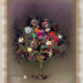 Arte digital titulada "La coupe fleurie" por Mimia Lichani, Obra de arte original