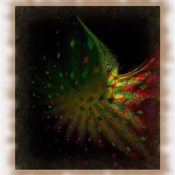 Digital Arts με τίτλο "Le quétzal" από Mimia Lichani, Αυθεντικά έργα τέχνης