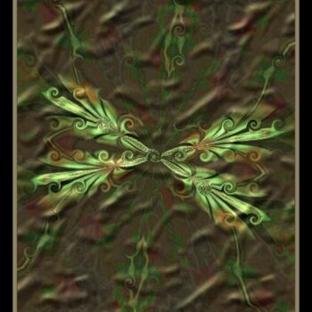 Digitale Kunst getiteld "Papillon." door Mimia Lichani, Origineel Kunstwerk