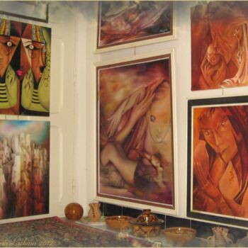 Pittura intitolato "Galerie Mimia." da Mimia Lichani, Opera d'arte originale