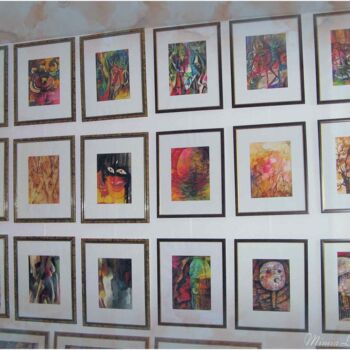 Pintura intitulada "Galerie Mimia." por Mimia Lichani, Obras de arte originais