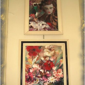 Painting titled "Galerie Mimia." by Mimia Lichani, Original Artwork