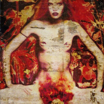 Painting titled "Baubo" by Mina, Original Artwork, Acrylic
