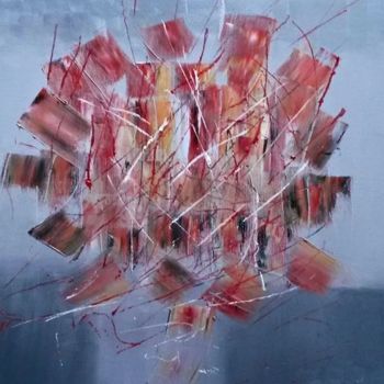 Peinture intitulée "Abstrait.jpg" par Mina Casassus, Œuvre d'art originale, Huile