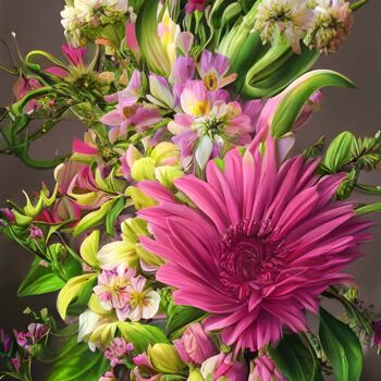 "Exotic flowers" başlıklı Dijital Sanat Mina Nakamura tarafından, Orijinal sanat, Dijital Resim