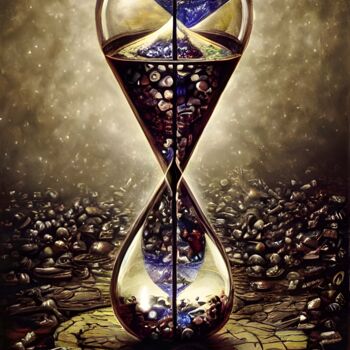 "Magical hourglass" başlıklı Dijital Sanat Mina Nakamura tarafından, Orijinal sanat, Dijital Resim