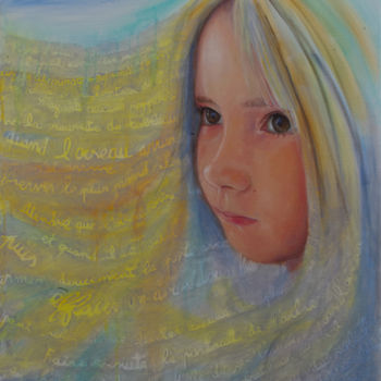 Peinture intitulée "pour-faire-le-portr…" par Mina Lagarde, Œuvre d'art originale, Huile