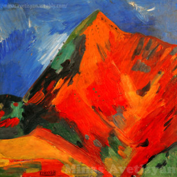 Peinture intitulée "Minas Avetisyan-Mou…" par Minas Avetisian, Œuvre d'art originale, Huile