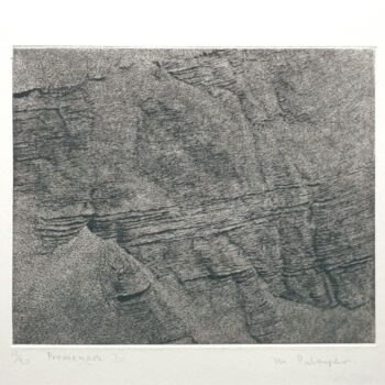 Incisioni, stampe intitolato "Promenade 4" da Mine Palayer, Opera d'arte originale, incisione