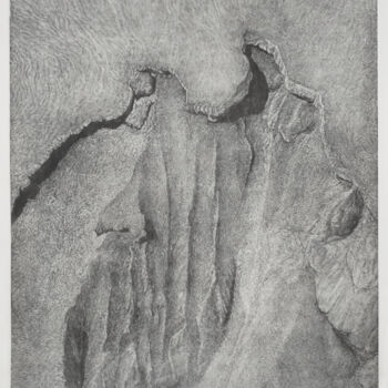 Incisioni, stampe intitolato "Promenade 6" da Mine Palayer, Opera d'arte originale, incisione