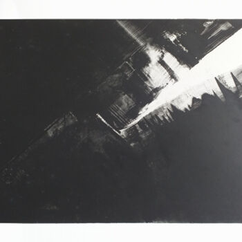 Printmaking titled "Fragmentation 5" by Mine Palayer, Original Artwork, Monotype