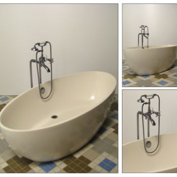 Design titled "bañera ovalada y gr…" by Francisco Del Pozo Parés, Original Artwork, Furniture