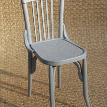 Artesanía titulada "silla-bistro-cuadra…" por Francisco Del Pozo Parés, Obra de arte original