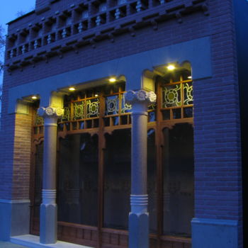 Artesanía titulada "Art Nouveau Shop" por Francisco Del Pozo Parés, Obra de arte original