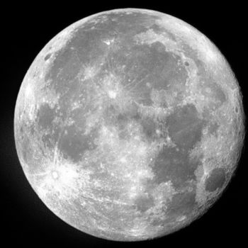 Fotografía titulada "La lune du 15.09.20…" por Miodrag Aubertin, Obra de arte original, Fotografía digital