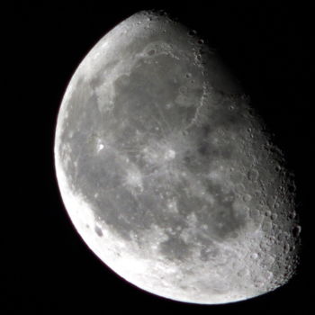 Photographie intitulée "La lune du 20.09.20…" par Miodrag Aubertin, Œuvre d'art originale, Photographie numérique
