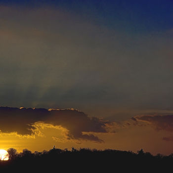 Photographie intitulée "coucher de soleil 1…" par Miodrag Aubertin, Œuvre d'art originale