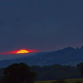 Fotografia intitolato "coucher de soleil 1…" da Miodrag Aubertin, Opera d'arte originale