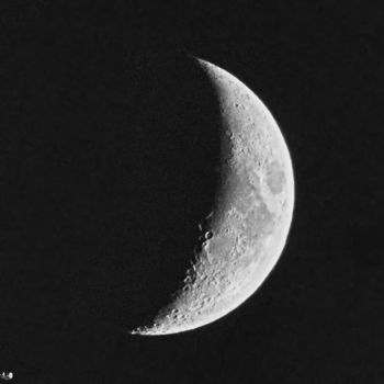 "La lune 22" başlıklı Fotoğraf Miodrag Aubertin tarafından, Orijinal sanat