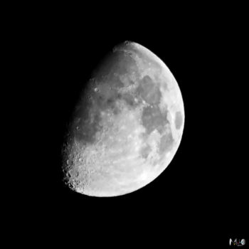 Photographie intitulée "La lune 21" par Miodrag Aubertin, Œuvre d'art originale