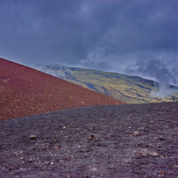 Fotografía titulada "Etna - Cratère Silv…" por Miodrag Aubertin, Obra de arte original
