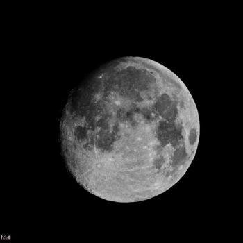 "La  lune 27" başlıklı Fotoğraf Miodrag Aubertin tarafından, Orijinal sanat