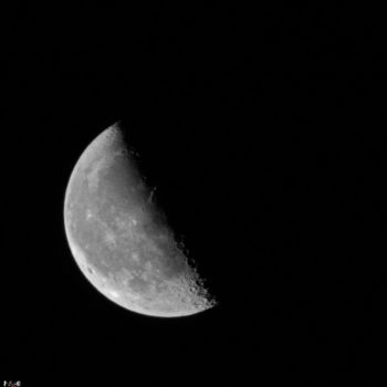 Photography titled "La lune 28" by Miodrag Aubertin, Original Artwork