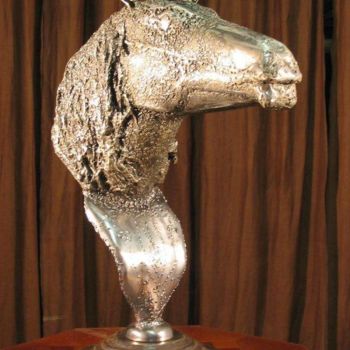 Sculpture titled "Furia" by Carlos Miranda, Original Artwork, Metals