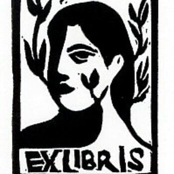 数字艺术 标题为“EX LIBRIS MARISA HUL” 由André De Miranda, 原创艺术品