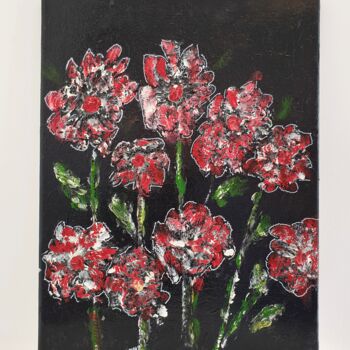 Peinture intitulée "Bouquet champêtre.j…" par Bernard Miranne, Œuvre d'art originale, Huile