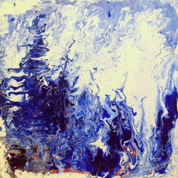 Peinture intitulée "Duch lasu /The spir…" par Miravi Art, Œuvre d'art originale, Acrylique