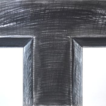 Drawing titled "Project for sculptu…" by Mircea Popescu, Original Artwork, Charcoal