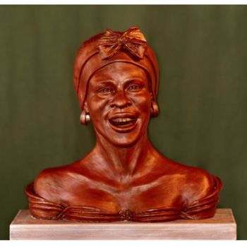 Sculpture intitulée "MAYA créole" par Mirèo, Œuvre d'art originale