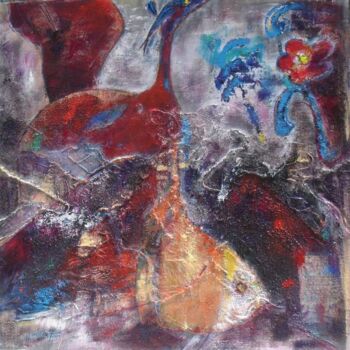 Malarstwo zatytułowany „Apocalypse” autorstwa Mireille Gratier De Saint Louis, Oryginalna praca, Olej