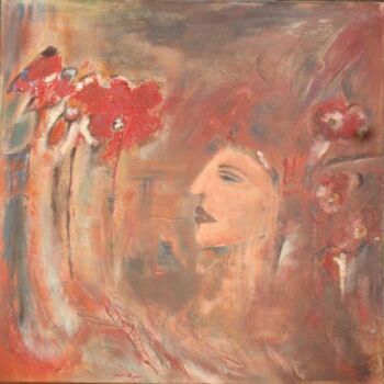 제목이 "Indien aux fleurs (…"인 미술작품 Mireille Gratier De Saint Louis로, 원작, 기름