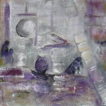 Malarstwo zatytułowany „Regard matinal” autorstwa Mireille Gratier De Saint Louis, Oryginalna praca, Olej