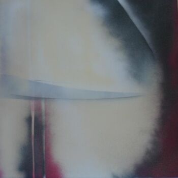 Картина под названием "Corne abstraite" - Mireille Gratier De Saint Louis, Подлинное произведение искусства, Масло