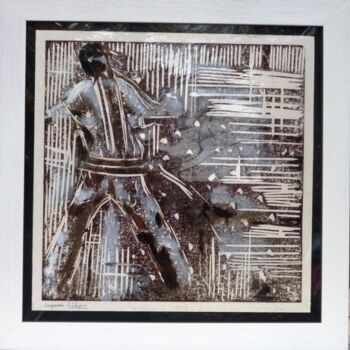 Printmaking titled "Rappeur" by Mireille Gratier De Saint Louis, Original Artwork, Engraving