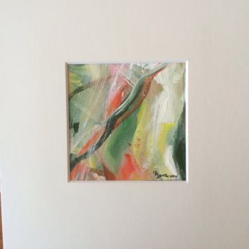 Painting titled "47- petit abstrait…" by Mireille Matricon, Original Artwork, Acrylic