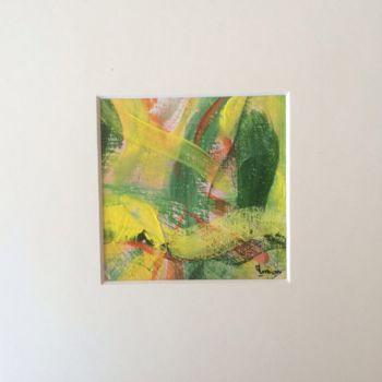 Schilderij getiteld "45- petit abstrait…" door Mireille Matricon, Origineel Kunstwerk, Acryl