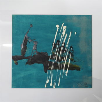 Картина под названием "traversée dans la n…" - Mireille Membrez Delgado, Подлинное произведение искусства