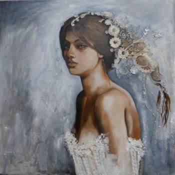 Painting titled "Je viens d'ailleurs" by Mireille Stuckens, Original Artwork