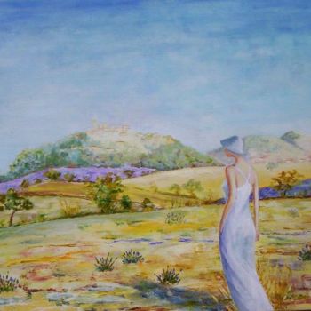 Painting titled "HTE PROVENCE" by Mireille Herrmann, Original Artwork