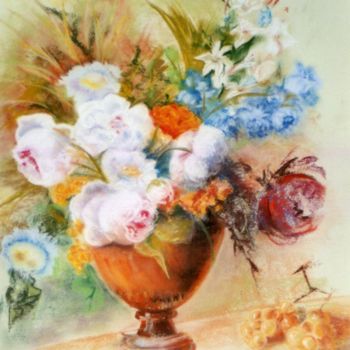 Painting titled "XVIIIeme SIECLE" by Mireille Herrmann, Original Artwork