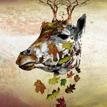 Digital Arts titled "Autumn in Africa" by Mirell, Original Artwork, Collages