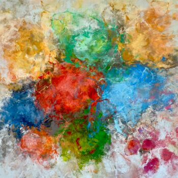 Pittura intitolato "Colored dreams" da Miri Baruch, Opera d'arte originale, Acrilico