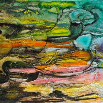 Malerei mit dem Titel "la-foresta.jpg" von Miria Mesiano, Original-Kunstwerk, Öl