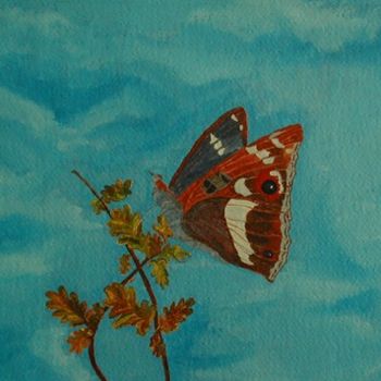 Pintura intitulada "Apatura iris" por Mirkoangel, Obras de arte originais, Outro